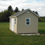 Lap siding to match house with 3 windows